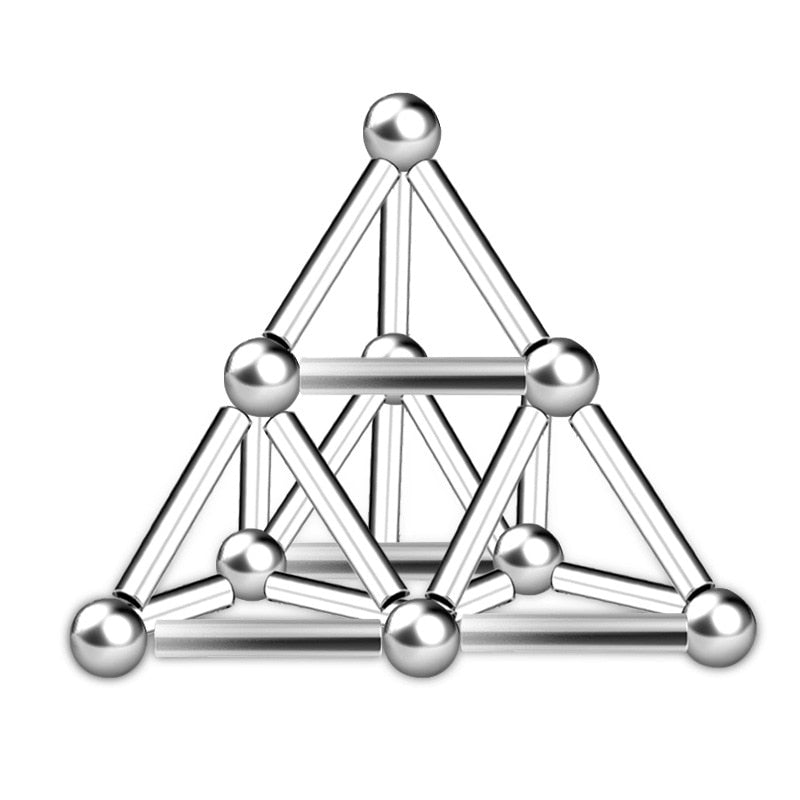 DIY Magnetic Building Blocks Construction Set Puzzle Stacking