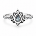 Beauty Can Come from Change Grow Lotus Ring