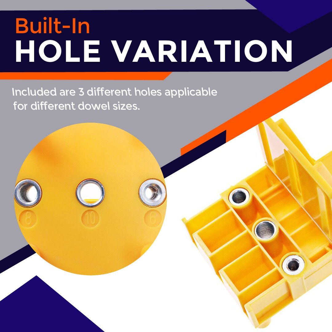 Wood Doweling Hole Drill Guide Tool