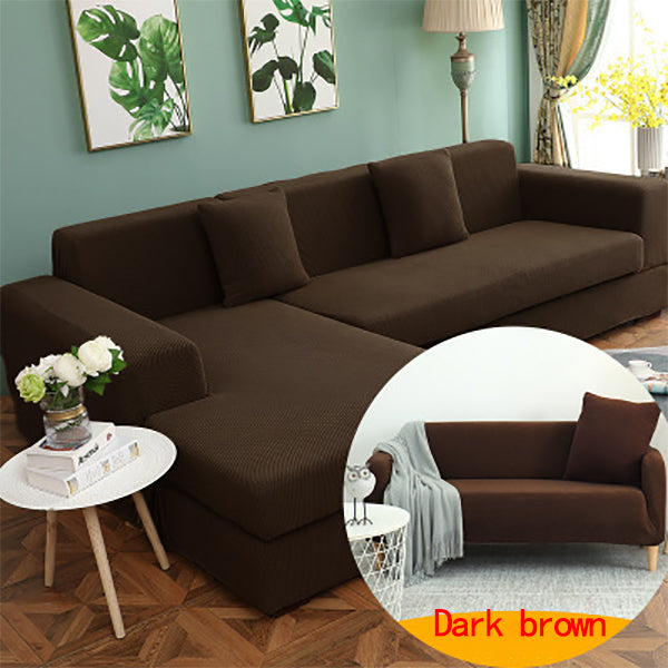 Solid Color Modern Minimalist Stretch Non-Slip Sofa Cover