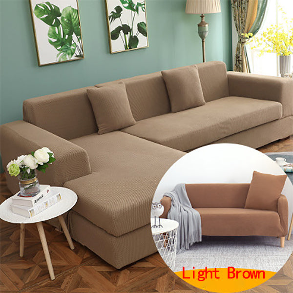 Solid Color Modern Minimalist Stretch Non-Slip Sofa Cover