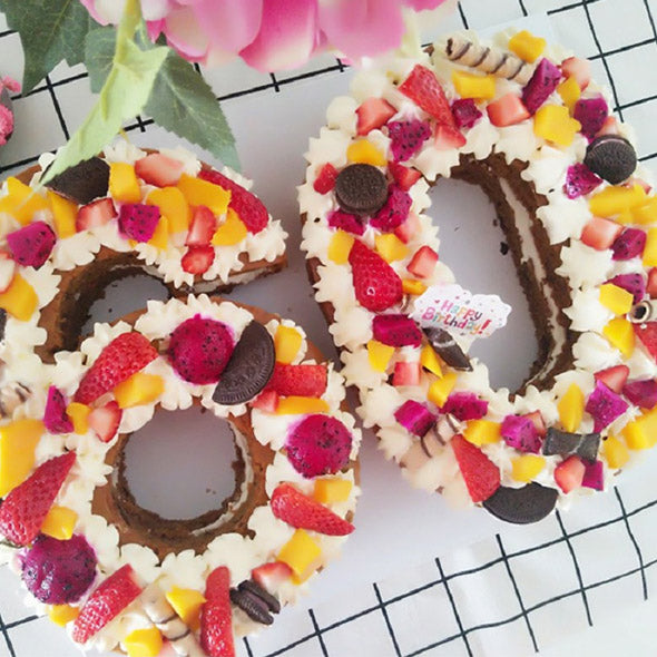 0-8 Number Cake Molds