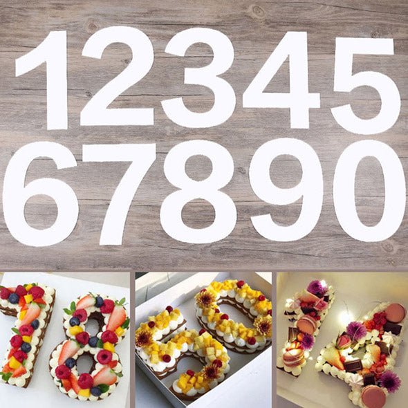 0-8 Number Cake Molds