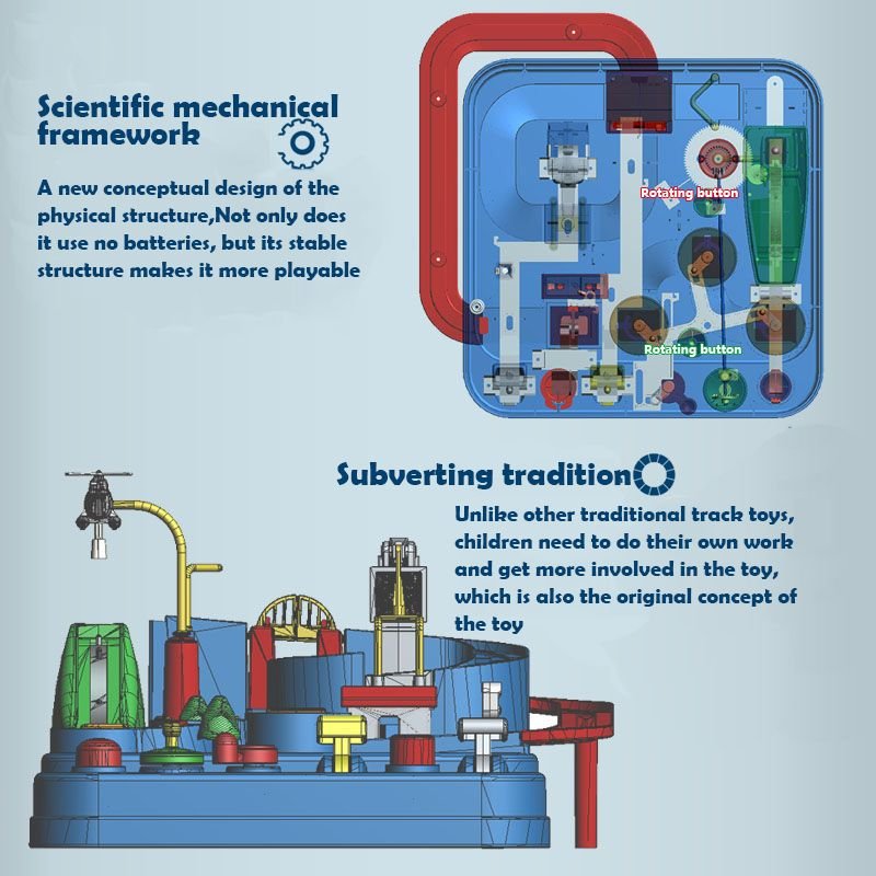 🔥2020 Hot Sales-Children Gift Puzzle Rail Car (😍Free Shipping)