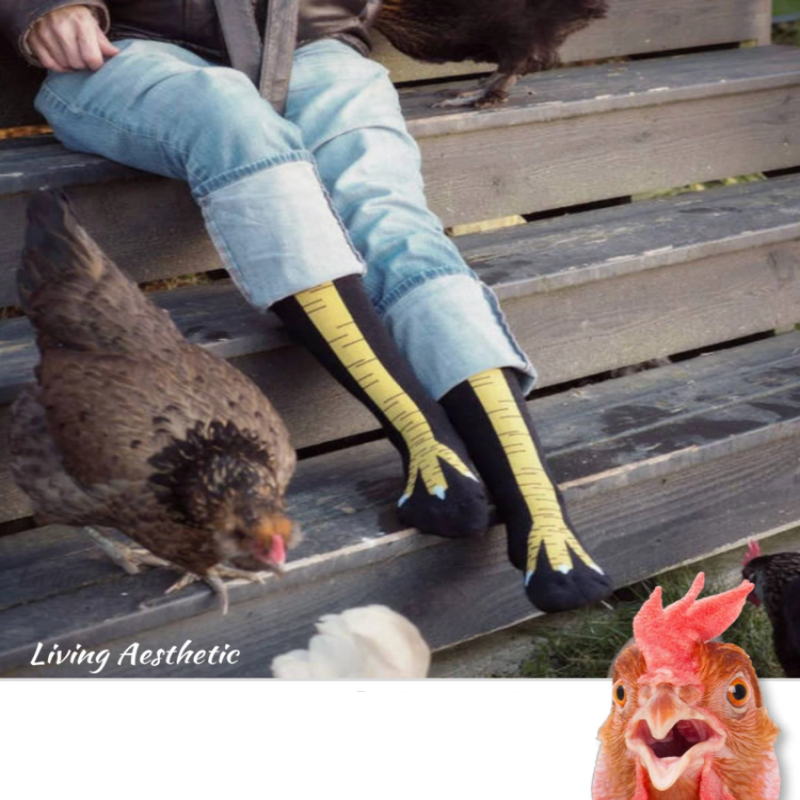 id 6799 Chicken Legs Socks🔥Christmas Socks Funny Gift🎁📣50% OFF