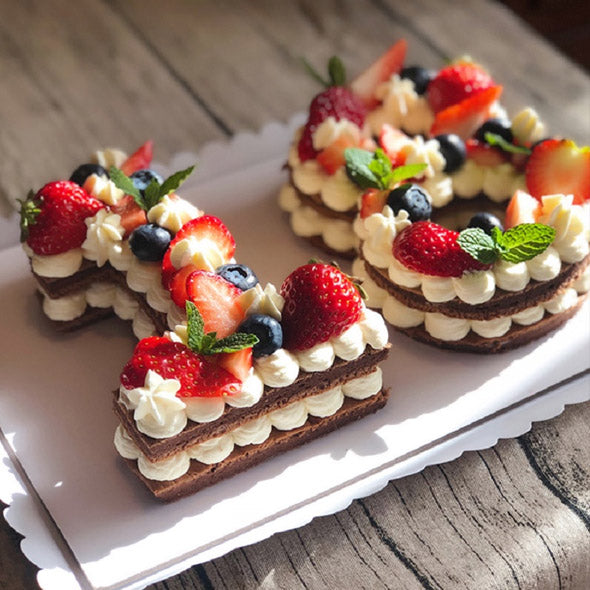 0-8 Number Cake Molds