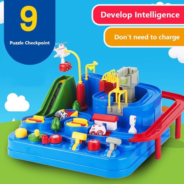 🔥2020 Hot Sales-Children Gift Puzzle Rail Car (😍Free Shipping)