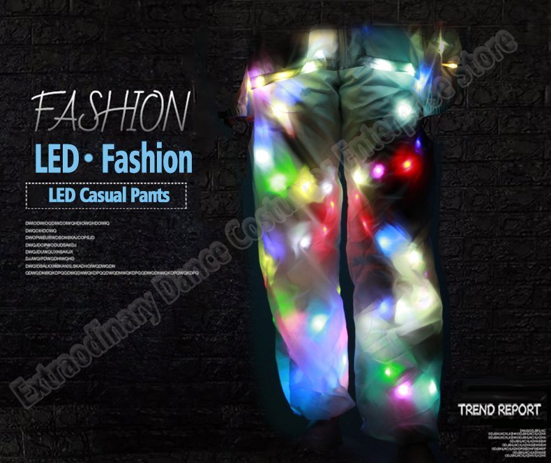 LED Party Colorful Glowing Casual Top Flashing Lights Jacket