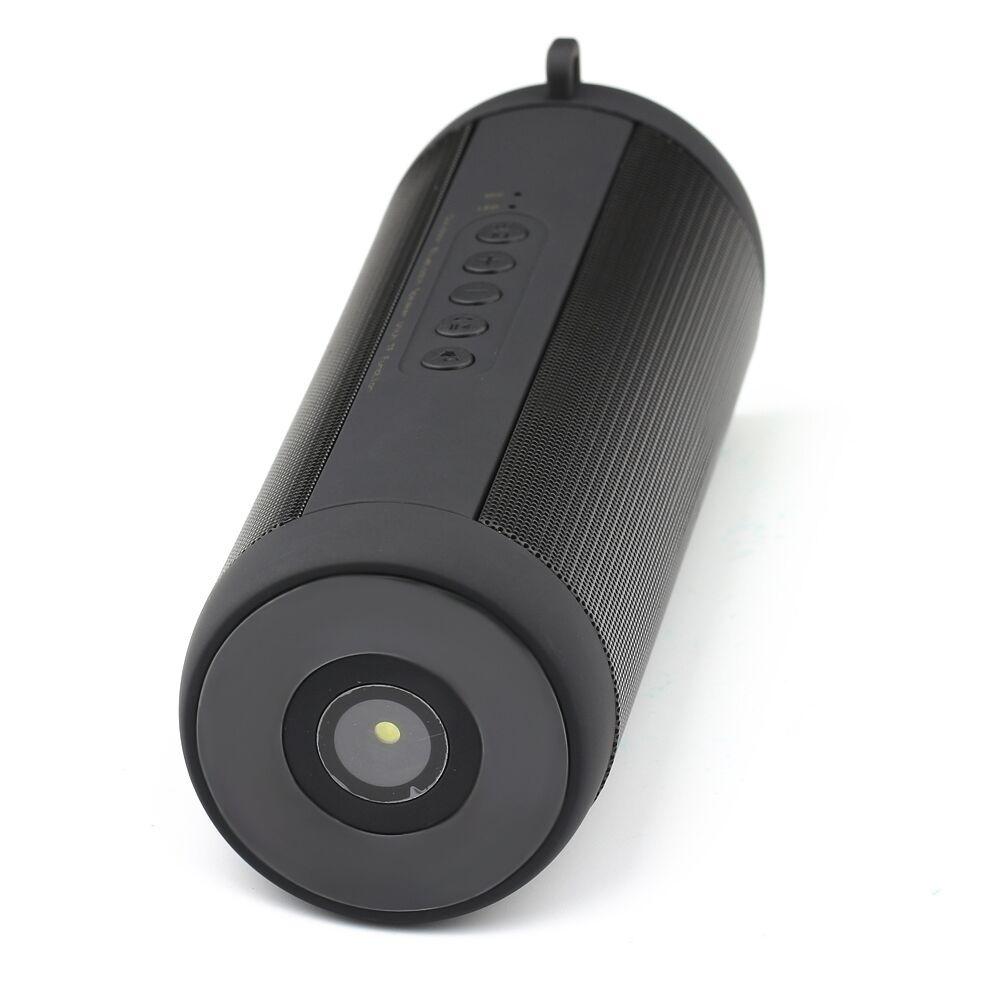 防水屋外HIFIコラムスピーカーワイヤレスBluetoothスピーカーサブウーファーサウンドボックス懐中電灯付きFMラジオTF MP3プレーヤー携帯電話対応