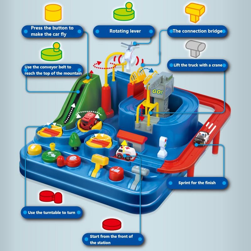 🔥2020 Hot Sales-Children Gift Puzzle Rail Car (😍Free Shipping)