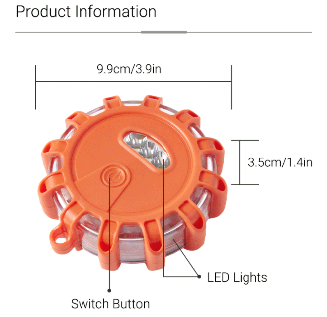 LEDロードフレア点滅警告灯