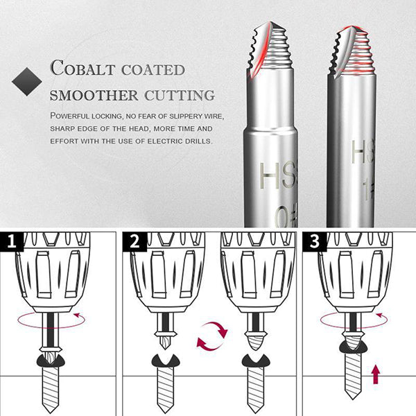 Screw Extractor (4Pcs)