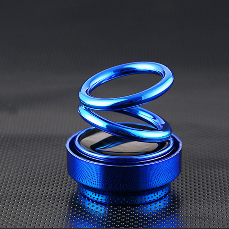 ダブルリングサスペンション回転ソーラーカーアロマセラピー