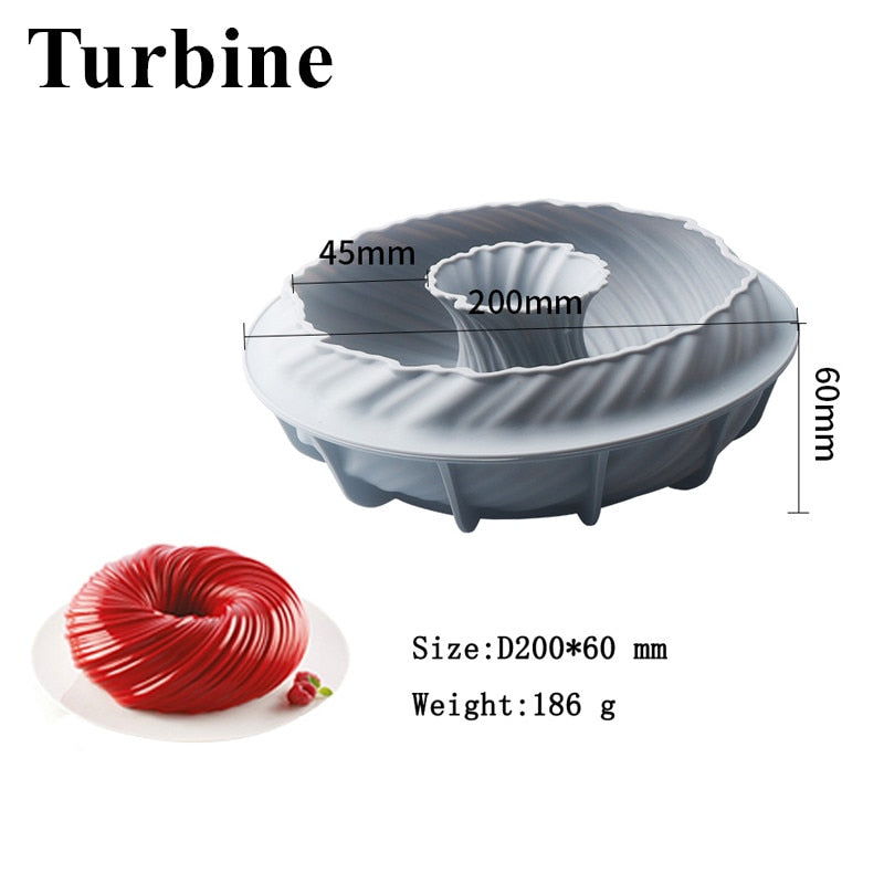 Silicone Swirling Cake Mold