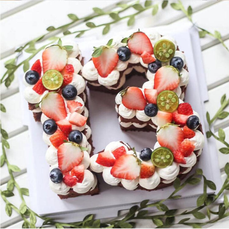 0-8 Number Cake Molds