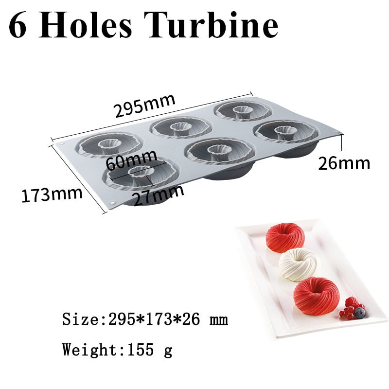 Silicone Swirling Cake Mold