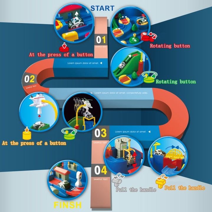 🔥2020 Hot Sales-Children Gift Puzzle Rail Car (😍Free Shipping)