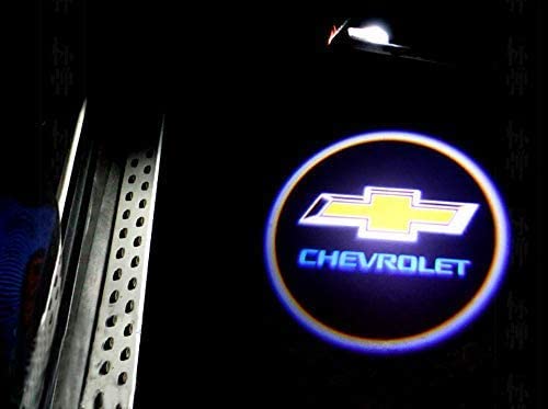 ユニバーサルワイヤレス LED カーロゴウェルカムライト (1個) 