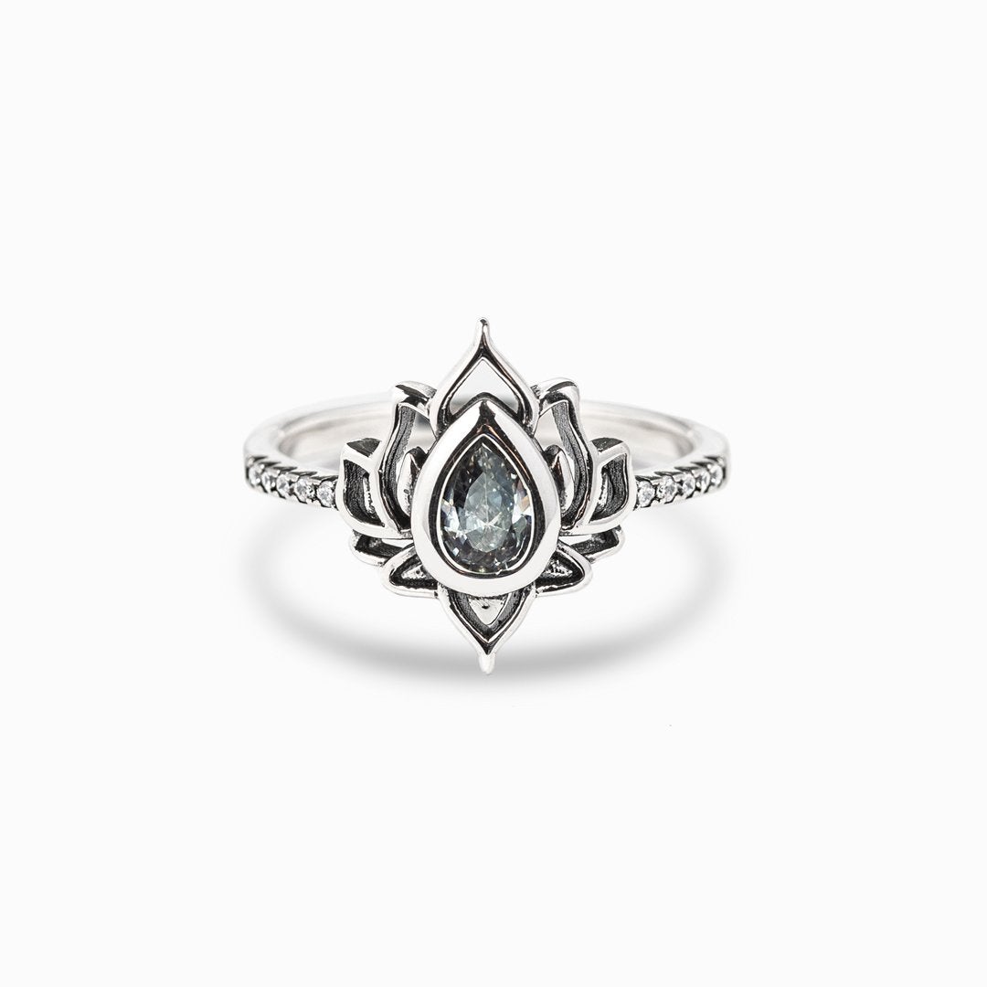 Beauty Can Come from Change Grow Lotus Ring