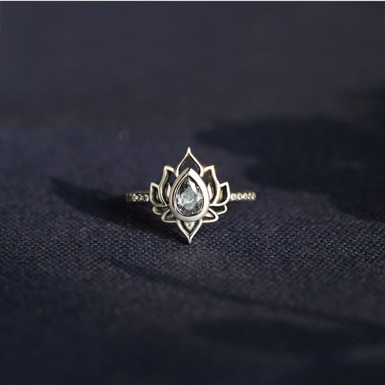 Beauty Can Come from Change Grow Lotus Ring