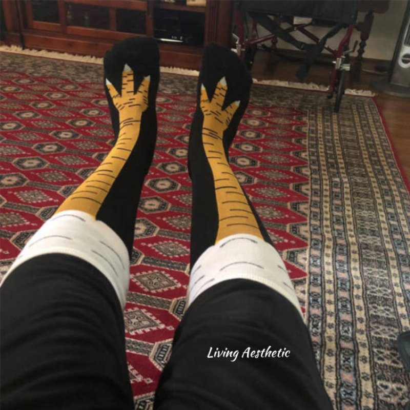 id 6799 Chicken Legs Socks🔥Christmas Socks Funny Gift🎁📣50% OFF