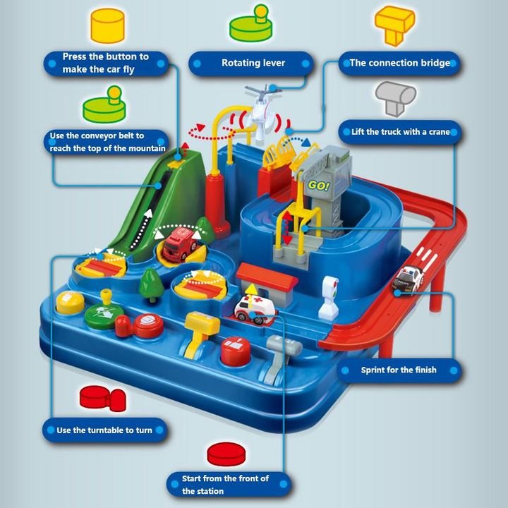 🔥2020 Hot Sales-Children Gift Puzzle Rail Car (😍Free Shipping)