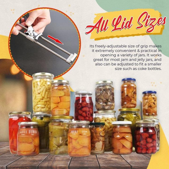 MasterOpener™ Adjustable Jar & Bottle Opener