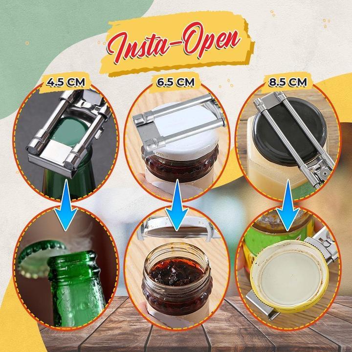 MasterOpener™ 調節可能な瓶とボトルオープナー