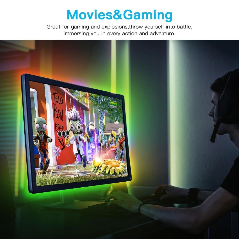 RGB Dream Color Ambilight Kit for HDTV Desktop PC Screen Background lighting